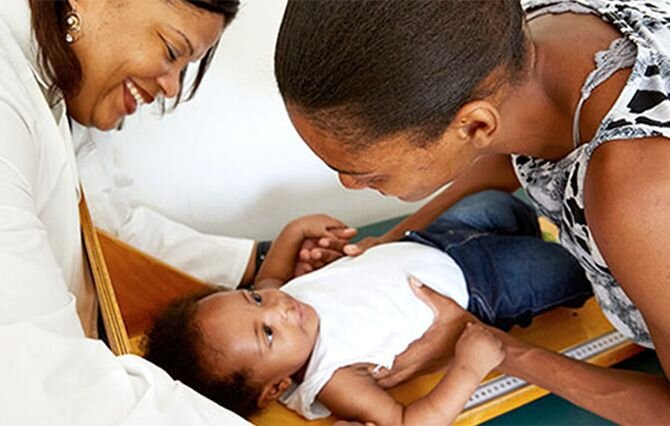 nuser taking care of baby